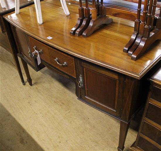 Edwardian inlaid mahogany sideboard